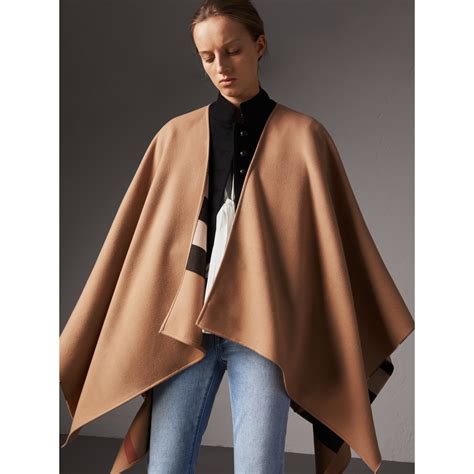 burberry wool poncho